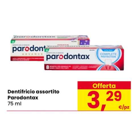 Dentifricio assortito Parodontax
