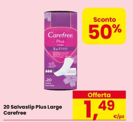 20 Salvaslip Plus Large Carefree