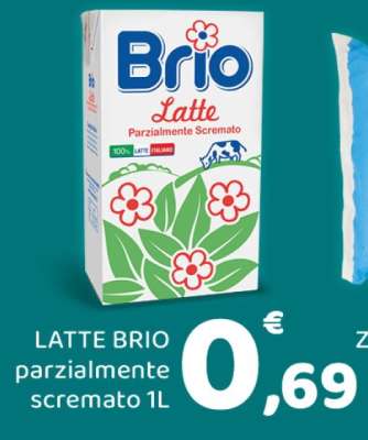 LATTE BRIO parzialmente scremato 1L