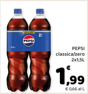PEPSI classica/zero 2x1,5L