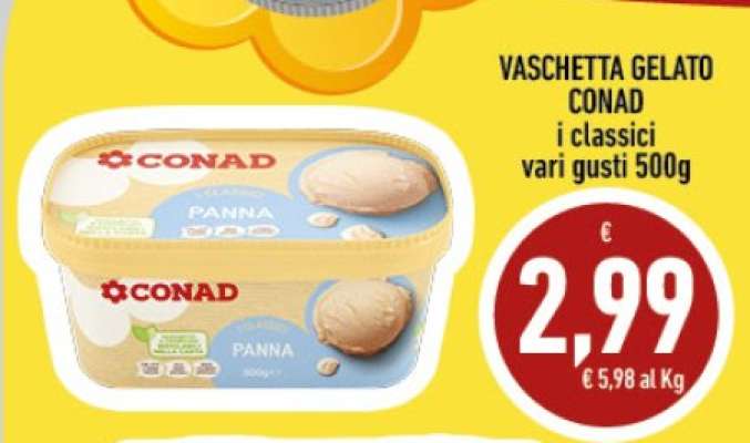 VASCHETTA GELATO CONAD