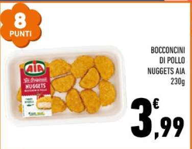 BOCCONCINI DI POLLO NUGGETS AIA