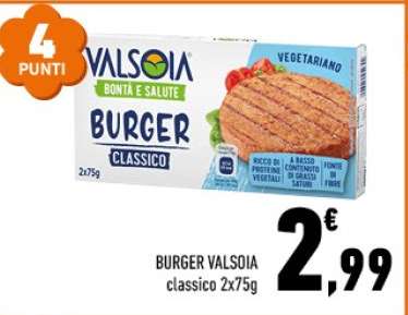 BURGER VALSOIA classico 2x75g