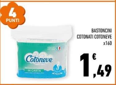 BASTONCINI COTONATI COTONEVE