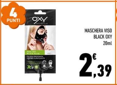 Maschera Viso Black Oxy