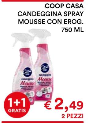 COOP CASA CANDEGGINA SPRAY MOUSSE CON EROG.