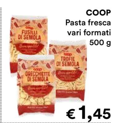 COOP Pasta Fresca Vari Formati