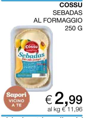 COSSU Sebadas al Formaggio