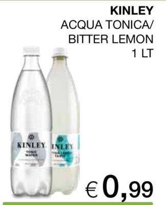 KINLEY ACQUA TONICA/BITTER LEMON