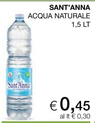 Sant'Anna ACQUA NATURALE
