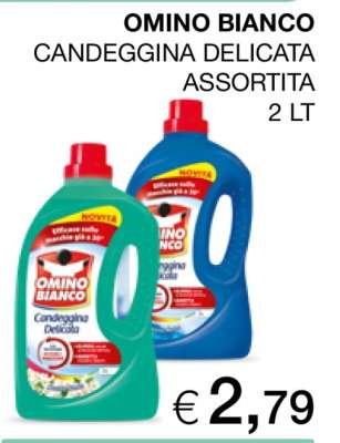 OMINO BIANCO CANDEGGINA DELICATA ASSORTITA