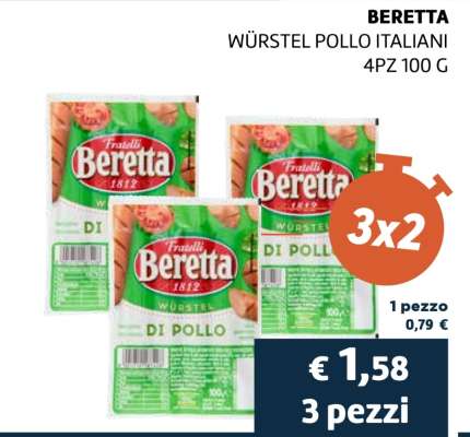 BERETTA WÜRSTEL POLLO ITALIANI
