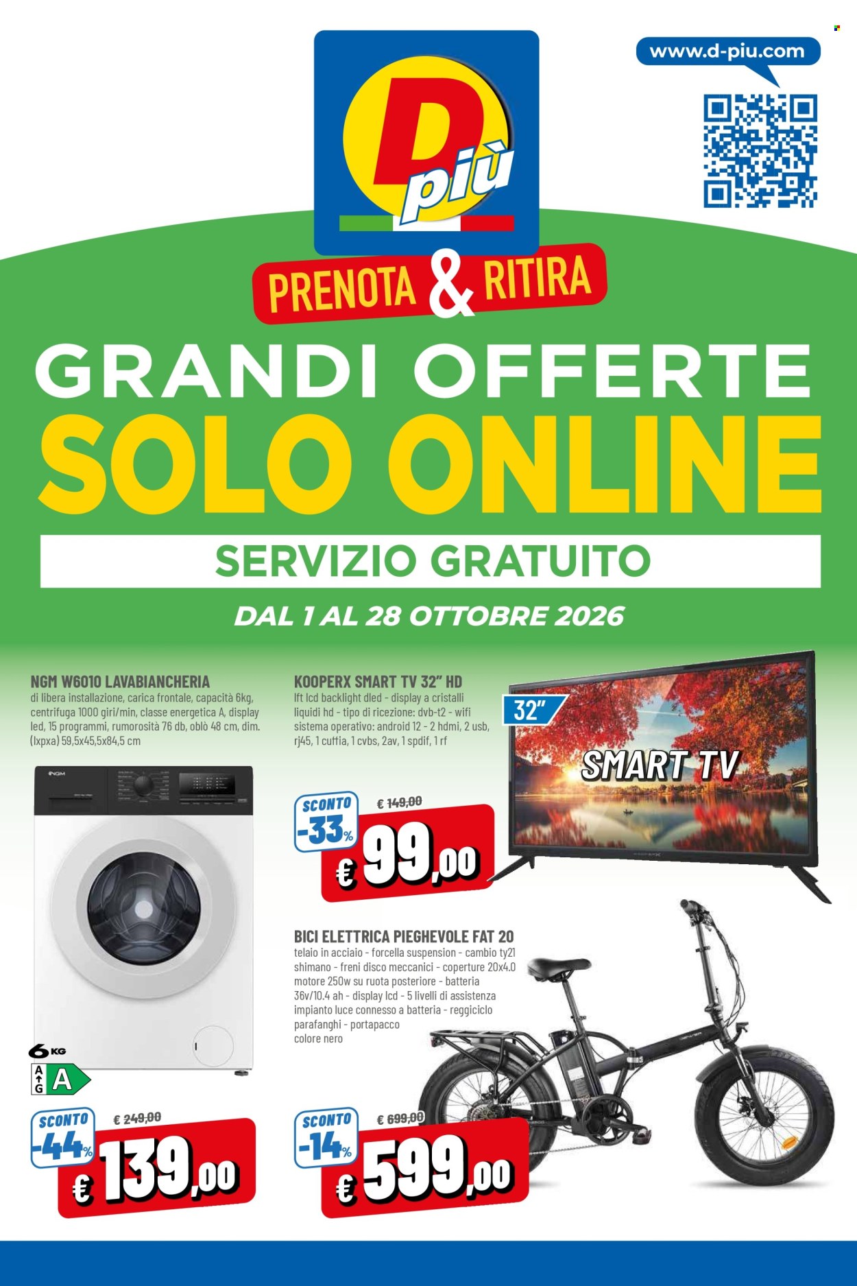 Volantino Dpiù - 1/10/2026 - 28/10/2026. Pagina 1