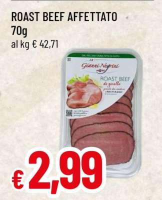 ROAST BEEF AFFETTATO