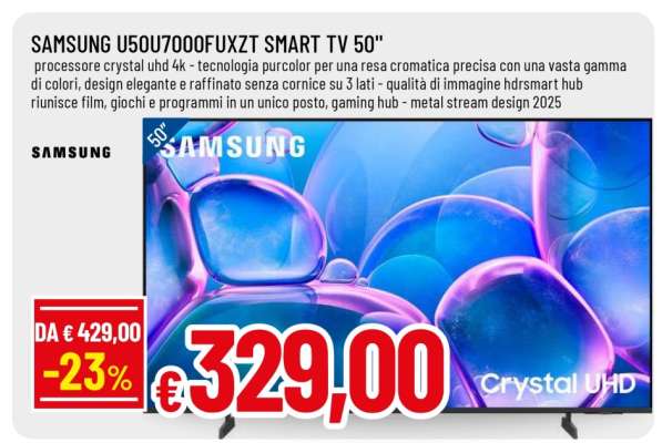 SAMSUNG U50U7000FUXZT SMART TV 50"