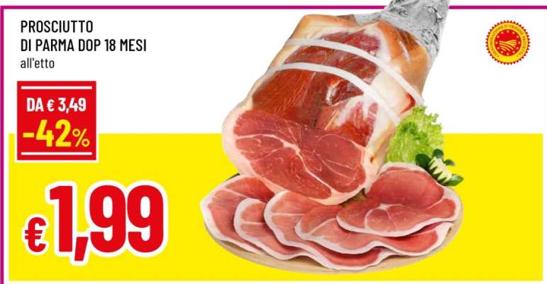 PROSCIUTTO DI PARMA DOP 18 MESI