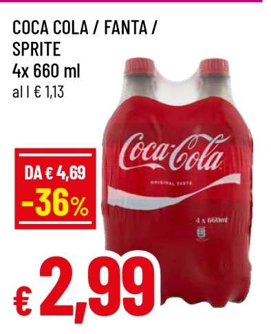 Coca Cola/Fanta/Sprite