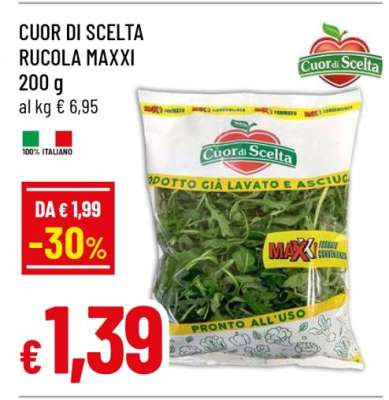 CUOR DI SCELTA RUCOLA MAXXI