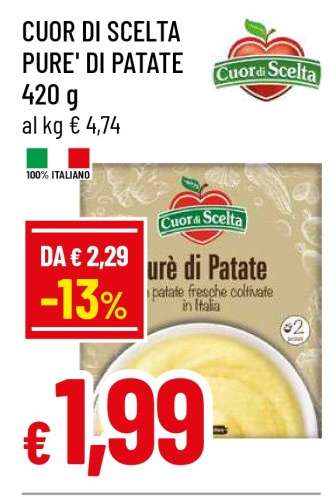 CUOR DI SCELTA PURÉ DI PATATE