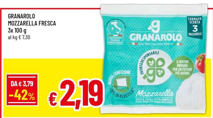 GRANAROLO mozzarella fresca