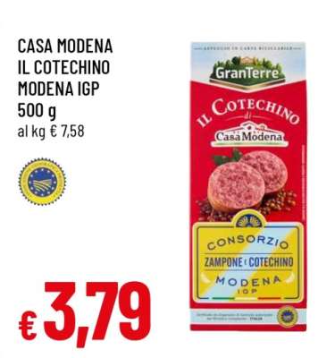CASA MODENA IL COTECHINO MODENA IGP