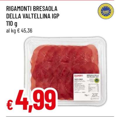RIGAMONTI Bresaola della Valtellina IGP