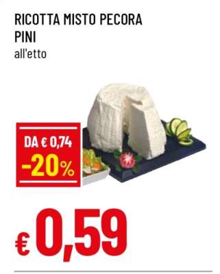 RICOTTA MISTO PECORA PINI