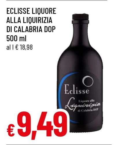 Eclisse Liquore alla Liquirizia di Calabria DOP