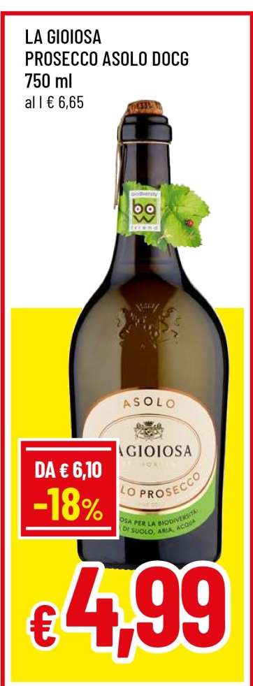 LA GIOIOSA PROSECCO ASOLO DOCG