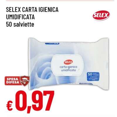 SELEX carta igienica umidificata
