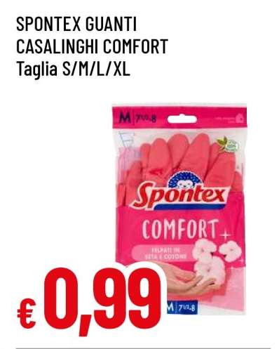 SPONTEX GUANTI CASALINGHI COMFORT