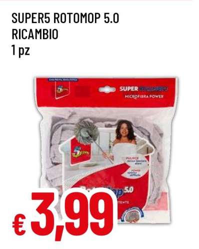 SUPER5 ROTOMOP 5.0 RICAMBIO