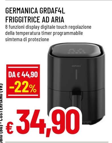 GERMANICA GRDAF4L FRIGGITRICE AD ARIA