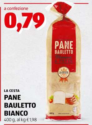 LA CESTA PANE BAULETTO BIANCO