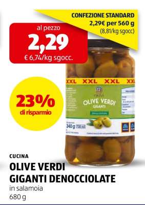 OLIVE VERDI GIGANTI DENOCCIOLATE