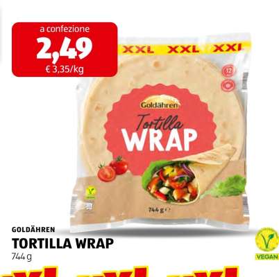 GOLDÄHREN TORTILLA WRAP
