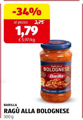 Barilla Ragù alla Bolognese