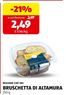 BRUSCHETTA DI ALTAMURA