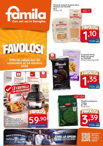 Volantino Famila - 30/9/2026 - 14/10/2026.