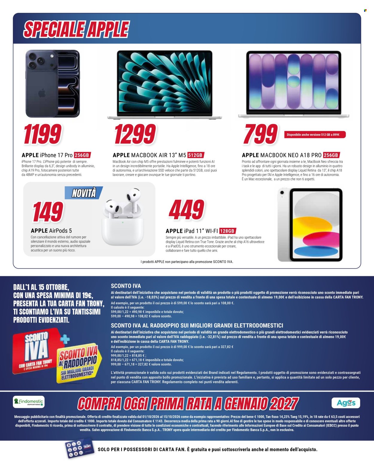 Volantino Trony - 1/10/2026 - 15/10/2026. Pagina 35