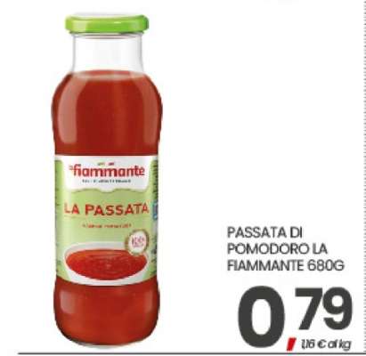 PASSATA DI POMODORO LA FIAMMANTE 680G