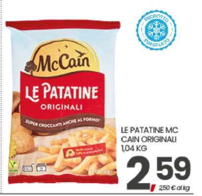 LE PATATINE MC CAIN ORIGINALI