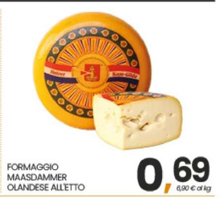 Formaggio Maasdammer