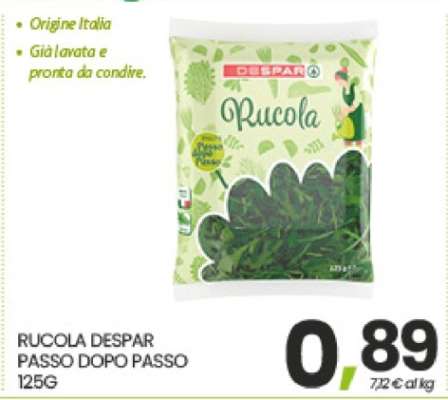 RUCOLA DESPAR PASSO DOPO PASSO 125G