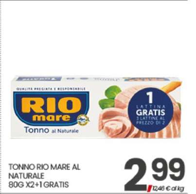 TONNO RIO MARE AL NATURALE