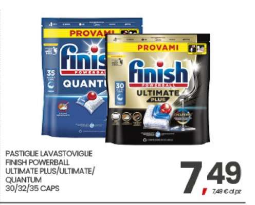 PASTIGLIE LAVASTOVIGLIE FINISH POWERBALL