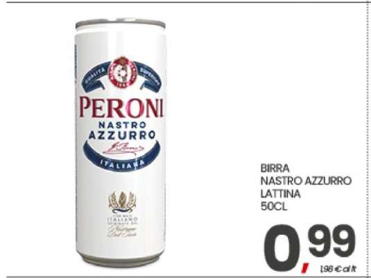 BIRRA NASTRO AZZURRO LATTINA