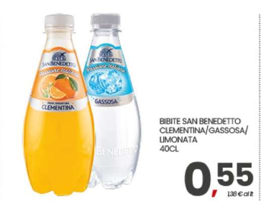 BIBITE SAN BENEDETTO CLEMENTINA/GASSOSA/LIMONATA