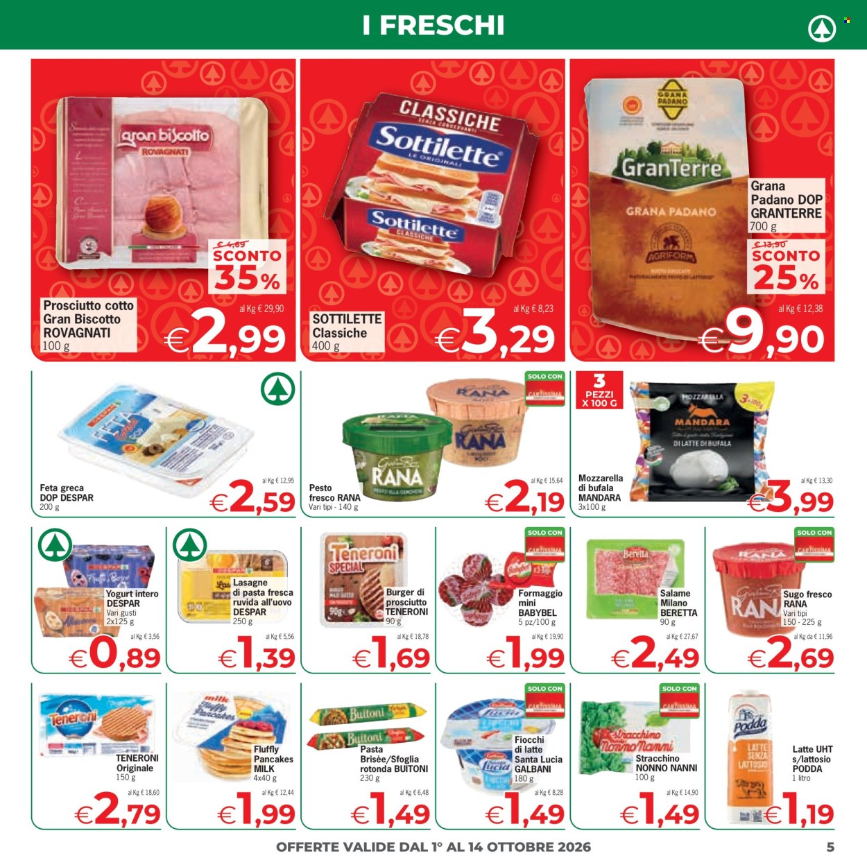 Volantino Eurospar - 1/10/2026 - 14/10/2026. Pagina 5