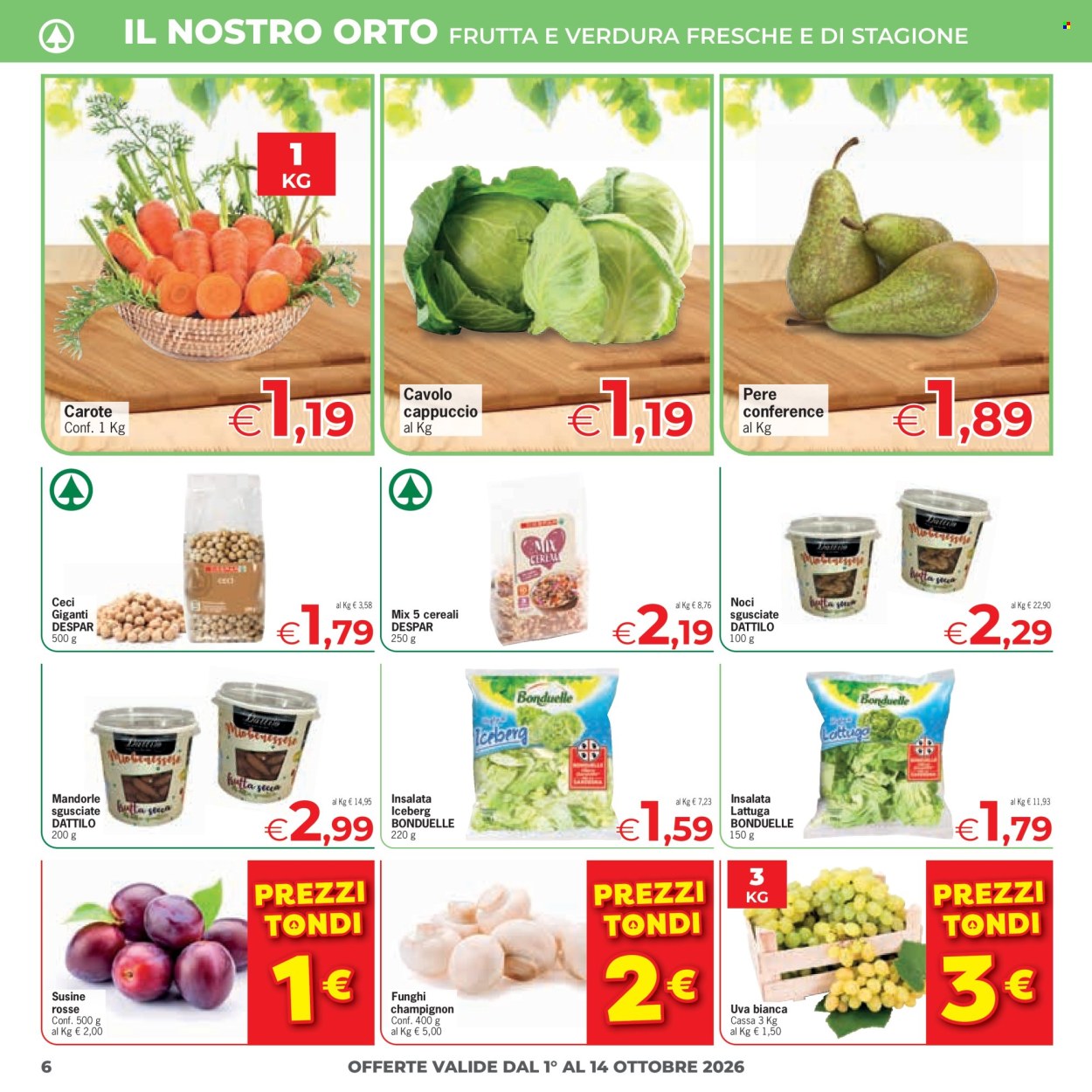 Volantino Eurospar - 1/10/2026 - 14/10/2026. Pagina 6
